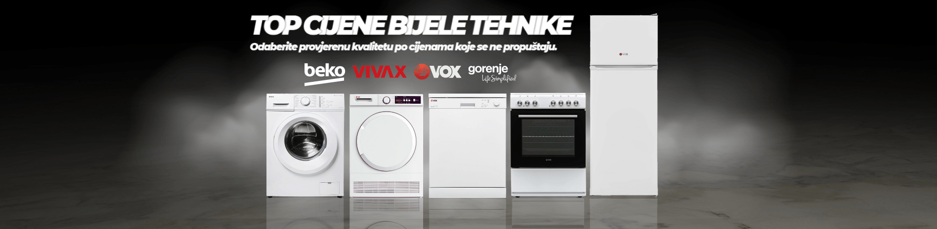 Sniženo bijela tehnika 