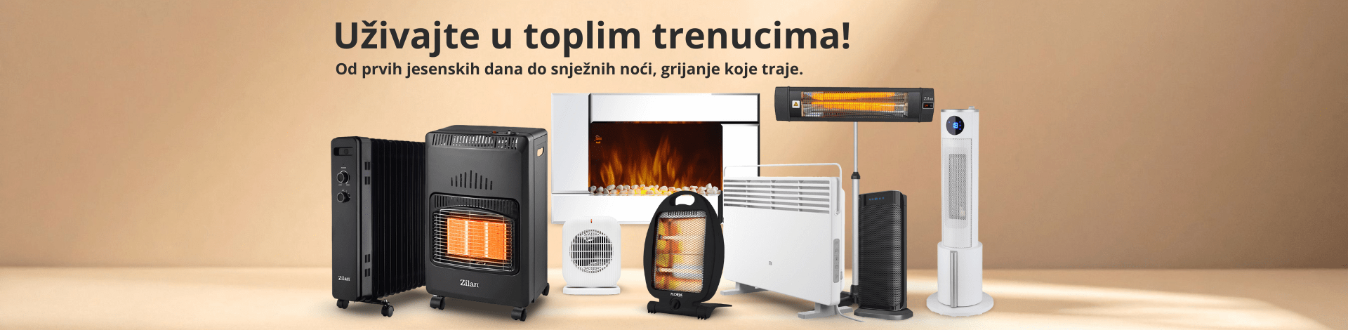 Grijalice, kovektori i kamini 