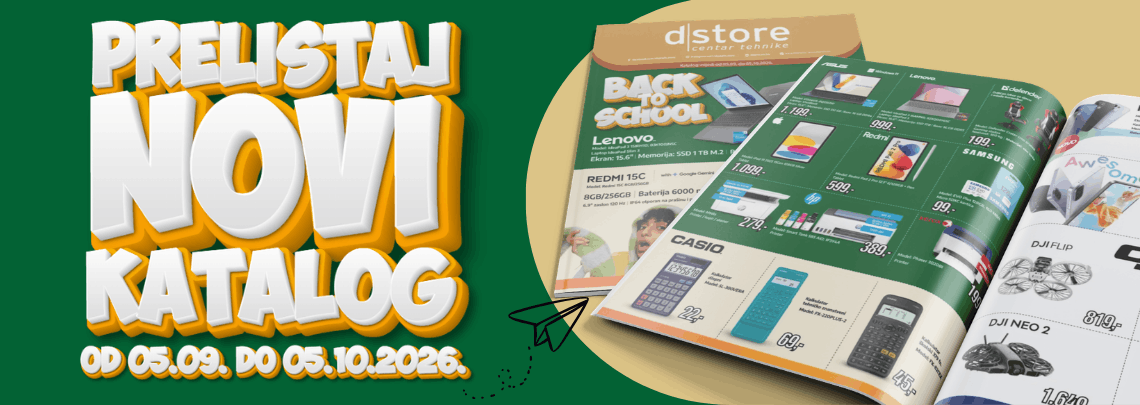Dstore (Septembar/Oktobar) 2026