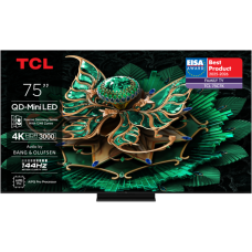 TCL 75 inchC7K 4K QD-Mini LED TV144Hz Google TV; Game Master;Audio BANG & OLUFSEN; HDR Premium;
