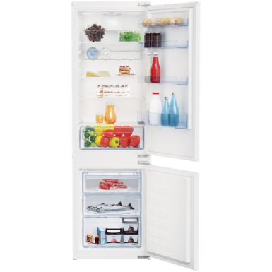 Beko BCSA285K3SN fridge-freezer Built-in 271 L F White