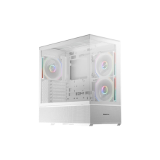 LC-Power Case Gaming 812WQuartz Vision, Midi-Tower, ATX3xARGB fans,GPU: 400mm, CPU Cooler: 190m