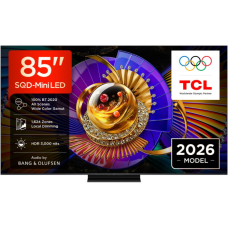 TCL 85 inchC7L 4K SQD-Mini LED;UHD 144Hz/288Hz FHD Google TV;B&O, 1624 zones, 3000 nits