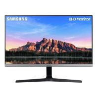 Samsung 28 inch UHD Monitor UR55LU28R550UQPXEN, 28 inch, UHD, 4ms60Hz, DP, 2xHDMI, Vesa 75x75
