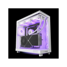 NZXT CASE H6 FLOW WHITE RGB mini-ITX, Micro-ATX, ATX, Mid-tower, 3x  RGB fan