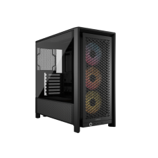 CORSAIR FRAME 4000D RS ARGB3xRS120 ARGB fans, 360mm rad170mm cooler, 430mm GPU, ATX, Black