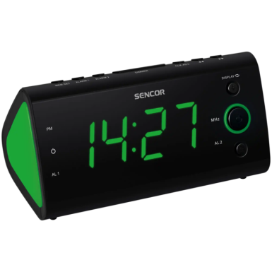 Fm radio sa digitalnim prikazom vremena SENCOR SRC 170 GN ze