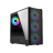 RYZE CHALLENGER CH500 Mesh 4F 4xARGB Fan ATX, Black