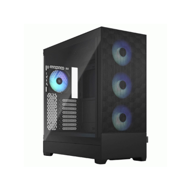 Fractal Design Pop XL Air RGB E-ATX, TG, Full tower, Black 4x 120mm RGB fans