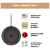 TEFAL Tava C4241943 30cm keramika WOK