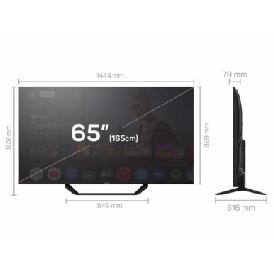 Tesla - TESLA TV 65E655BUS 4K Google Powered by Google Google Assistant