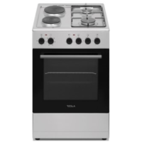TESLA Šporet kombin. CM5220SXsamostojeći; 2 ringle + 2 plin2 ringle + 2 plin; 7,6 kW, 43 lit,INOX TESLA Šporet kombin. CM5220SXsamostojeći; 2 ringle + 2 plin2 ringle + 2 plin; 7,6 kW, 43 lit,INOX