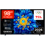 TCL 98 inchP8L 4K QLED Google TV;QD-Mini LED Dimming 144Hz(288Hz FHD), D.Atmos, D.Vision 450 nits