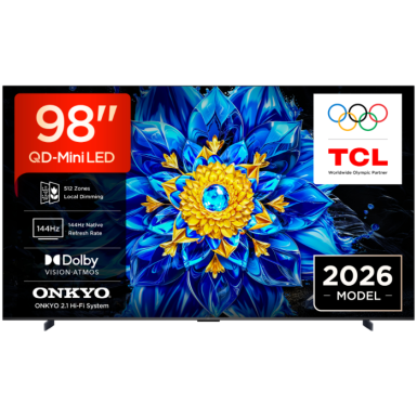 TCL - TCL 98 inchP8L 4K QLED Google TV;QD-Mini LED Dimming 144Hz(288Hz FHD), D.Atmos, D.Vision 450 nits TCL - TCL 98 inchP8L 4K QLED Google TV;QD-Mini LED Dimming 144Hz(288Hz FHD), D.Atmos, D.Vision 450 nits