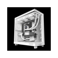 NZXT CASE H6 FLOW WHITE mini-ITX, Micro-ATX, ATX, Mid-tower, 3x fan