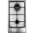 Ugradbena plinska ploča za kuhanje 30cm, 3,9kW, Inox