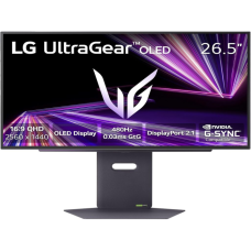LG 27 inch QHD OLED UltraGear MonRGB, Dual-Mode,2560x1440,480Hz1300cd, 0.03ms, DP, 2xHDMI, 2xUSB