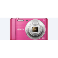 Sony CyberShot W810Kompaktan;Optički zoom 6x;20MpSenzor slike s 20,1 MP pink