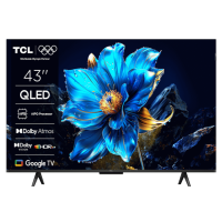 TCL 43 inchP7K 4K QLED TV 60HzGoogle TV; HDR multi-format;HVA Panel; Game Master; Dolby Atmos;