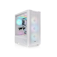 Thermaltake S380 TG ARGB SnowMid Tower, tempered glass4xARGB fans, VGA: 400mm