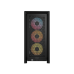 CORSAIR FRAME 4000D RS ARGB3xRS120 ARGB fans, 360mm rad170mm cooler, 430mm GPU, ATX, Black