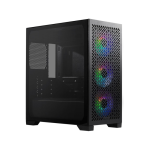 Cooler Master Case Elite 302 Black, Mid-Tower, mATX 3x120mm ARGB fans