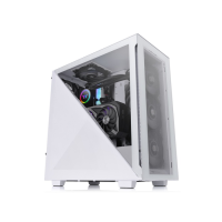 Thermaltake Divider 300 Snow Mid tower, tempered glass, 1x 120mm Turbo fan