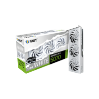 PALIT VGA 5070 White OC 12GB White 12GB GDDR7, 192-bit, 3x DP, 1x HDMI
