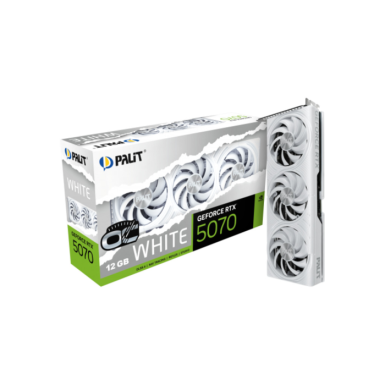 PALIT VGA 5070 White OC 12GB White 12GB GDDR7, 192-bit, 3x DP, 1x HDMI