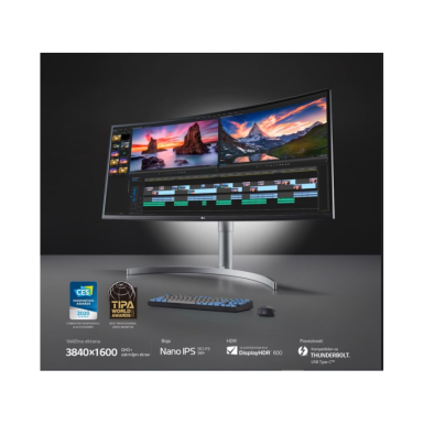 LG 37,5 inch 38WN95CP-W 21:9 Nano144Hz,IPS,3840x1600,450cd,1ms,HDMI,DP,2xUSB,1xUSB type-c 90W,Height,Th