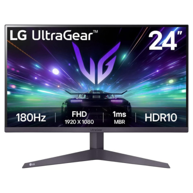LG 24 inch UltraGear 24GS50F-BVA, FHD 1920x1080, 180Hz250cdm, 1ms, 2xHDMI, DP, Tilt, AMD Free
