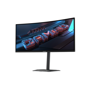 Gigabyte Monitor 34 inch GS34WQCA 34 inch VA 1500R, 3440x1440 WQHD 120Hz, 300cd, 1ms, height, tilt