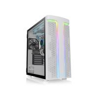 Thermaltake H590 TG Snow ARGB Mid tower, tempered glass 2x RGB lightning strips