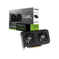 ASUS VGA DUAL-RTX5050-O8G 8GB GDDR6 OC, 128-bit, 3x DP, 1x HDMI ASUS VGA DUAL-RTX5050-O8G 8GB GDDR6 OC, 128-bit, 3x DP, 1x HDMI