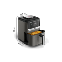 Friteza na Zrak Tefal EY551HE0 Crna Siva 5 L