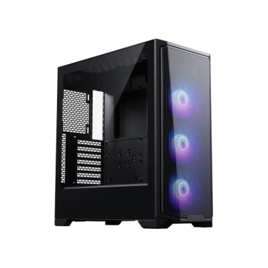 Phanteks Case Eclipse G370A Mid tower, ATX, Black 3x RGB fans