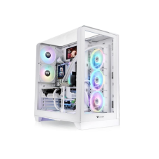 Thermaltake View 390 TG SnowMid Tower, tempered glass2x120mm PWM fan, GPU: 460mm