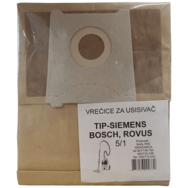 Vrećice za usisavač 5/1, Siemens, Bosch
