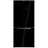 TESLA French door RF5100FMBTOTAL NO FROST - inverter; DISPLAY; Zapremina 511 l; BLACK GLASS