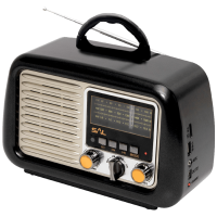 Retro radio + BT bežični zvučnik, 4in1, FM, MP3, AUX Retro radio + BT bežični zvučnik, 4in1, FM, MP3, AUX