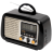 Retro radio + BT bežični zvučnik, 4in1, FM, MP3, AUX
