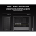CORSAIR FRAME 4000D Case360mm radiator, 170mm cooler430mm GPU, ATX, Black