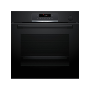 BOSCH pećnica  Serie 4| CRNA, Dodavanje pare,EcoClean,8 programa, A+,AIRFRY