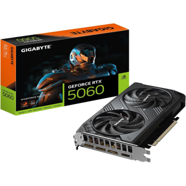 Gigabyte 5060 Windforce MAX OC 8GB GDDR7, 128-bit, 3x DP, 1x HDMI