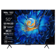 TCL 50 inchC6KS 4K QD-Mini LED TV60Hz Google TV; Game Master;Dolby Atmos; Onkyo 2.1;  HDR Premium;