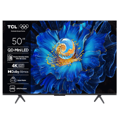 TCL - TCL 50 inchC6KS 4K QD-Mini LED TV60Hz Google TV; Game Master;Dolby Atmos; Onkyo 2.1;  HDR Premium;