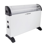 Esperanza EHH008 electric space heater Indoor White 2000 W C