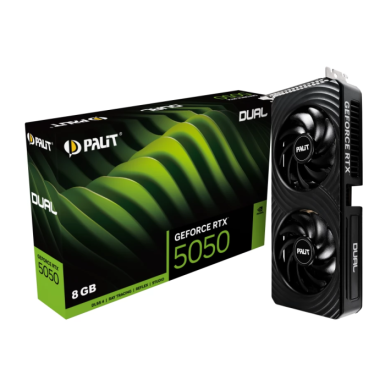 PALIT VGA 5050 Dual 8GB 8GB GDDR6, 128-bit,  3x DP, 1x HDMI