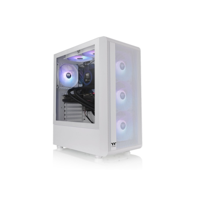 Thermaltake S200 TG ARGB Snow Mid tower, 3x ARGB 120mm Lite front fans