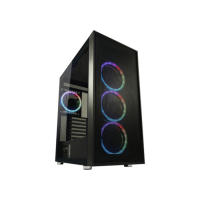 LC-Power Case Gaming 802B 4x 120mm RGB fans Black_Wanderer_X - ATX gaming case